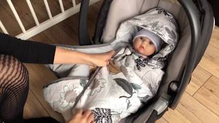 MoMika Swaddling Blanket I Car seat accessories I Gift for a Baby