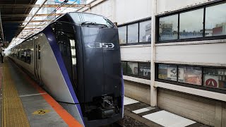 E353 S118 特急おうめ2号東京行として吉祥寺を通過するシーン