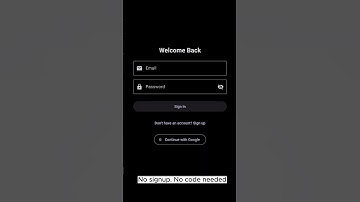 Free Flutter Login UI Kit
