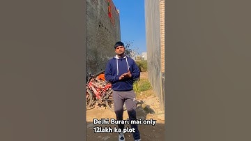 Delhi Burari mai only 12lakh ka plot| full video link in description #delhi #plot #property #viral