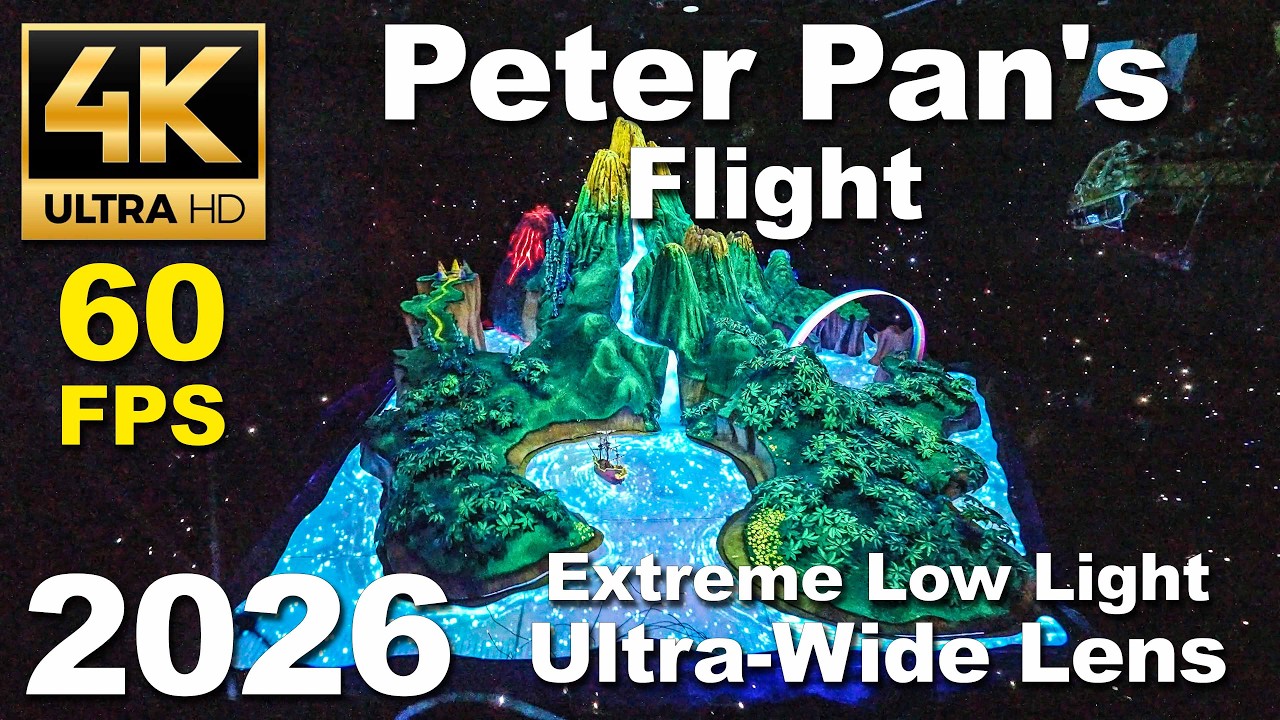 Peter Pan's Flight [4K/60fps] - Disneyland Park (Anaheim, California)