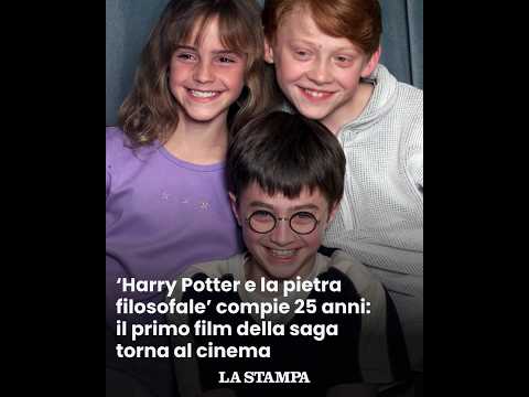 Video HARRY POTTER e la pietra filosofale torna al CINEMA