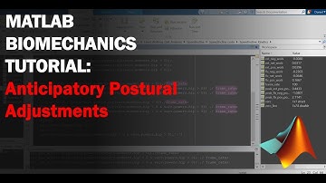 MATLAB: Biomechanics Tutorial - Anticipatory Postural Adjustments during Gait Initiation