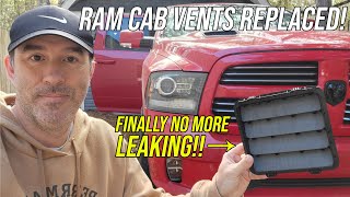 2009-2018 RAM Cab vents replacement - Easy Install process - part 68323649AB