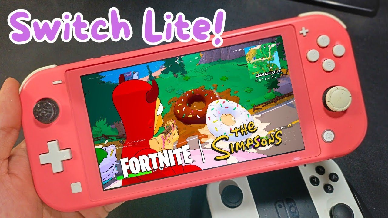 Cómo es jugar Fortnite en Nintendo Switch Lite!! 