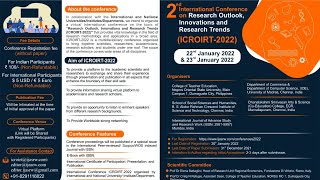 Live 2nd International Conference ICROIRT-2022 Day 1 Session 1