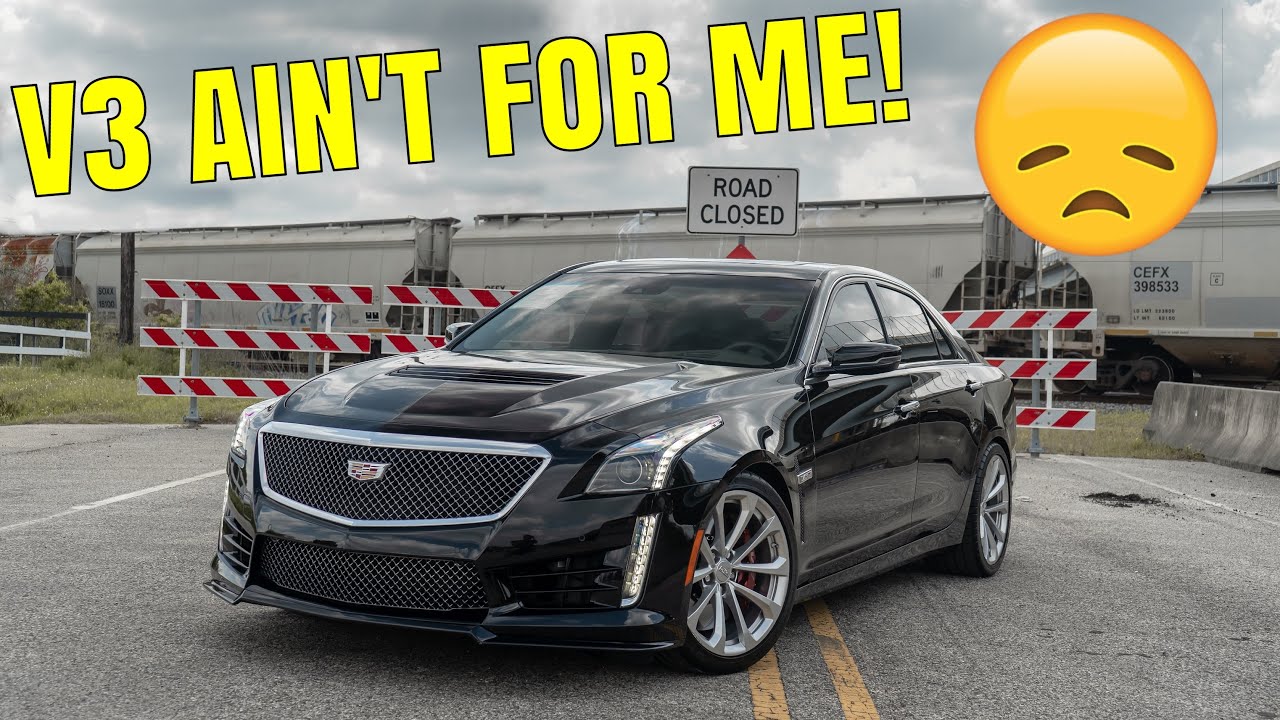 2019 Cadillac CTS-V Driving Review - The Ultimate...Let Down - YouTube