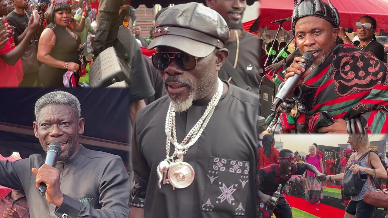 Agya Koo, Nana Tabi &Kaakyire Kwame Appiah Pulls Massive Crowd With Hot Performance @ Aseibu's 1Week