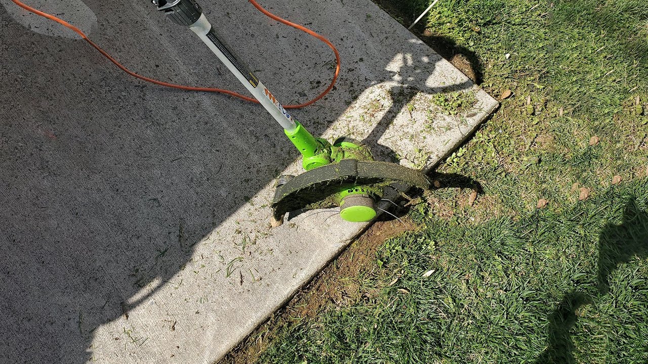 Greenworks 5.5A Electric Grass Trimmer Review The Best Tool for a