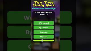 Your Daily Quick Fire General Knowledge Quiz