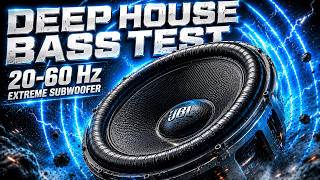 MONSTER BASS BOOSTED 🔊 Deep House Subwoofer Test & Infrasonic Sound Check 💥 2027 Bass Test 20-60Hz
