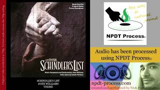 Schindler's List - John Williams - Theme | High-Quality Audio