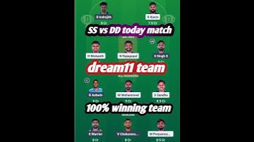 ss vs dd dream 11 prediction| SS vs DD Dream 11 prediction||#SSvsDD#DDvsSS#tnpl2025#dream11#T20
