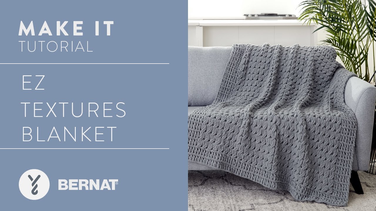 DIY Finger Knit Loop Yarn EZ Textures Pattern Blanket – Home is Where the  Boat Is