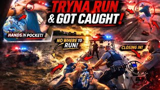 Robber Jumps Off Bridge to Escape Police