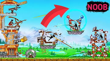 NOOB vs PRO vs HACKER - Catapult 2 🧡🤍🧡