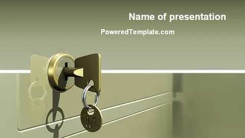 Locker PowerPoint Template by PoweredTemplate.com