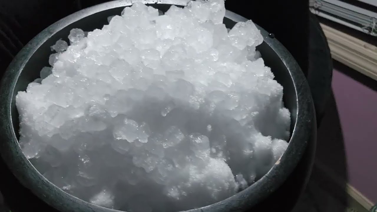 LAST BAG OF REAL SNOW MIXED WITH COOKOUT & SONIC ICE I SO ENJOYED HAVING SNOW AGAIN😋🤤 #asmr #mukbang