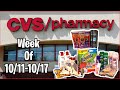 CVS | 10/11-10/17 | 5 Freebies & Moneymakers 🔥 | Spend $20 Get $5 Deal | Meek’s Coupon Life