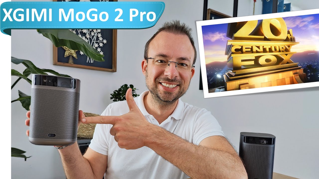  XGIMI Proyector portátil MoGo 2 Pro 1080P, mini proyector con  WiFi y Bluetooth, Android TV 11.0, 400 lúmenes ISO, altavoces 2X8W, soporta  4K, enfoque automático, evitación de objetos y adaptación de 