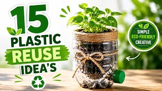 Famous 15 Plastic Reuse Ideas ♻️  Wealth
