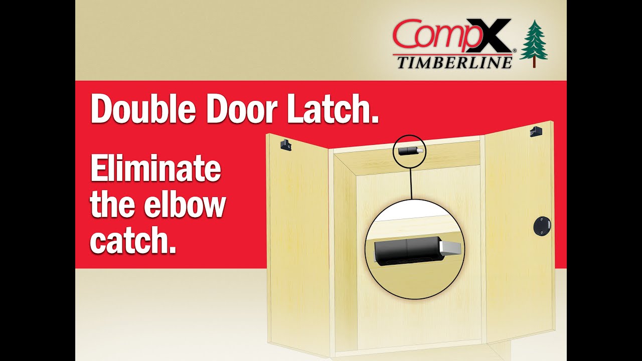 (en français) CompX Timberline Double Door Latch. Eliminate the Elbow