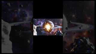 Planetary Destruction & Golden Vortex Effect #sorts #space #vairal video