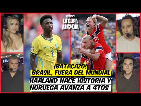 BRAZIL ELIMINATED from the WORLD CUP by NORWAY with STUNNERS from an UNSTOPPABLE HAALAND | La Cop...