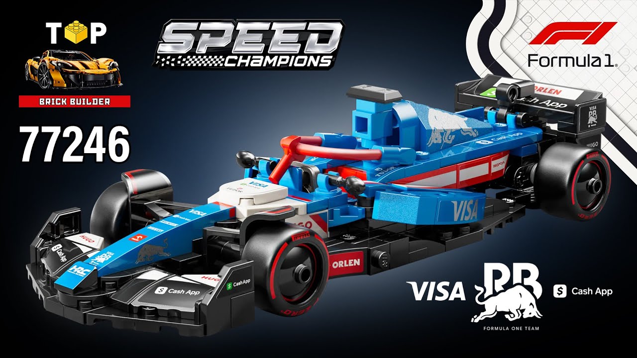 梱包の仕方✅ LEGO® Speed Champions Visa Cash App RB VCARB 01 F1 (77246)[248 pcs