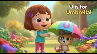 U is for Umbrella ☂️ | Chikoo’s ABC Garden | Fun Alphabet Learning for Kids screenshot 5