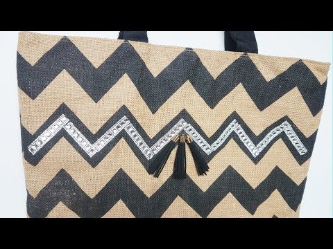 How to Make a Tote go from Drab to Fab