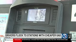 Connecticut gas prices dip below $3.60 at some stations as oil prices drop