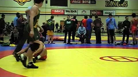 2014 Golden Bear Invitational: 57 kg Ian Leynes vs...