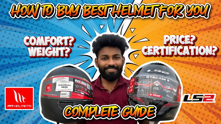 How To Choose Best Helmet Guide | MT Thunder 3 Review & LS2 Stream 2 Review | #bikeovert #tamil