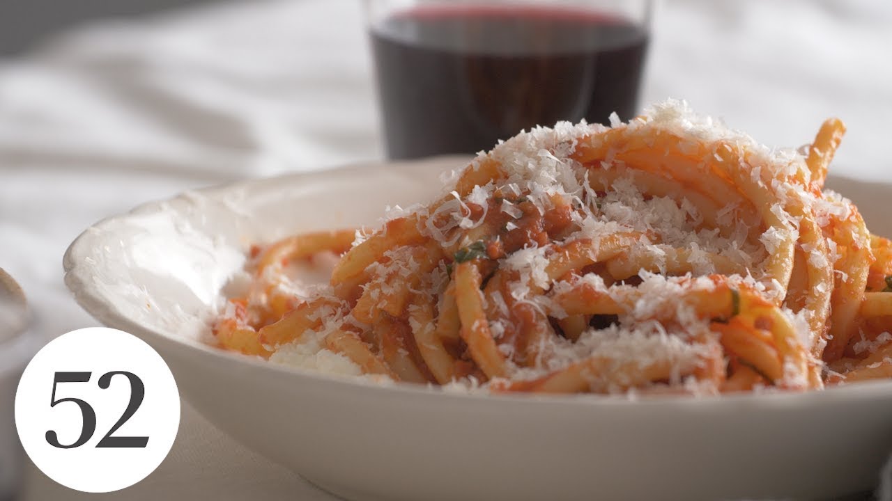 15-Minute Bucatini Marinara With Ricotta | Food52 + Mutti