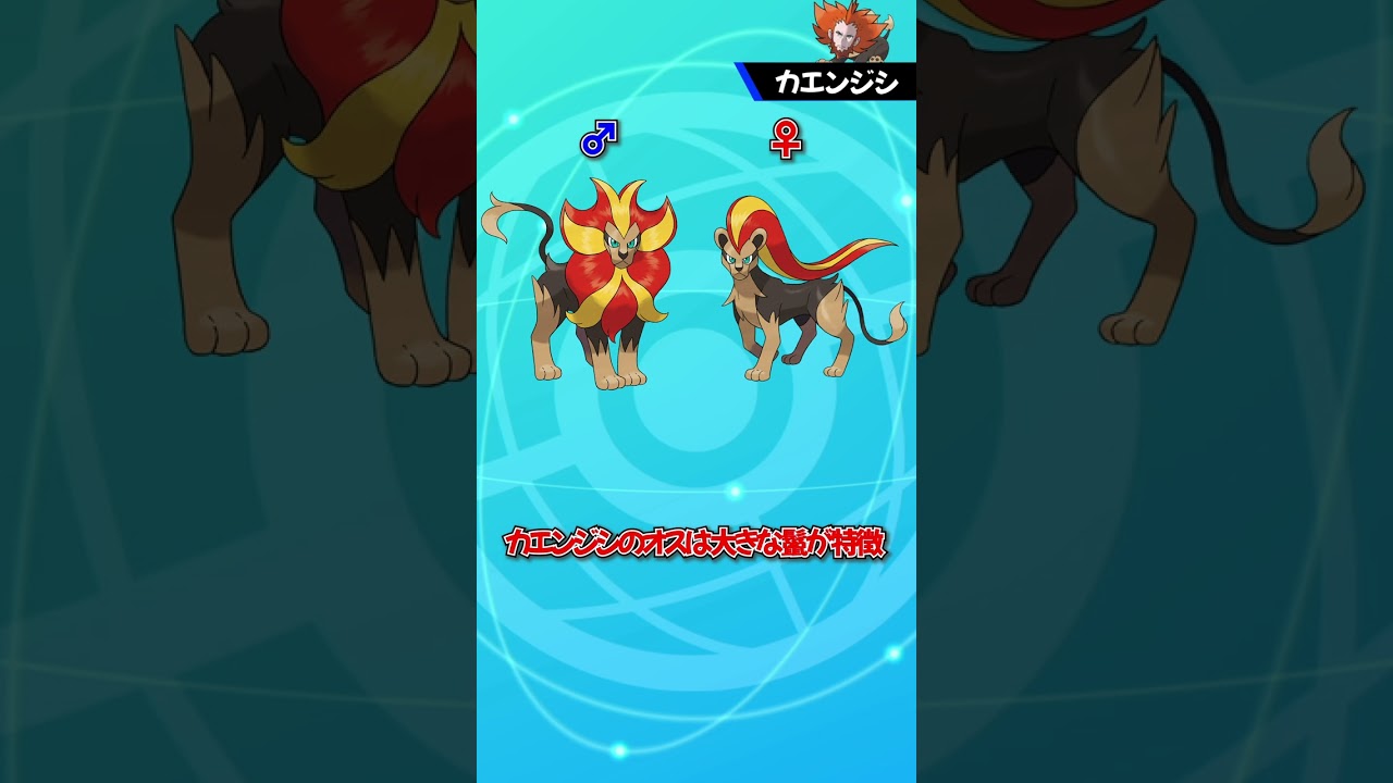 ポケモン オスメスで違うポケモン 見た目 Shorts Youtube