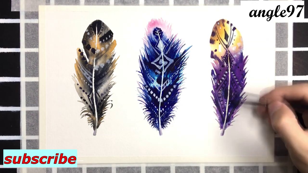 [watercolor] How to paint pretty fur for beginners YouTube