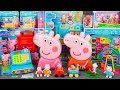 Peppa pig toys unboxing asmr  70 minutes asmr unboxing with peppa pig revew  family motorhome toy