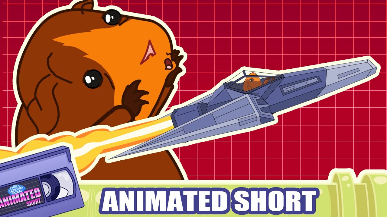 Guinea Pig Goes on Rocket Ship Joyride in "Rocket Science" - (Guinea Something Good Short #4)