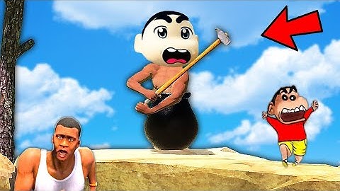 NOOB CHOP Plays GETTING OVER IT First Time | NOOB vs PRO vs HACKER with SHINCHAN