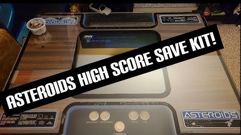 How To Install a High Score Save Kit In Your Atari Asteroids Arcade Cabinet