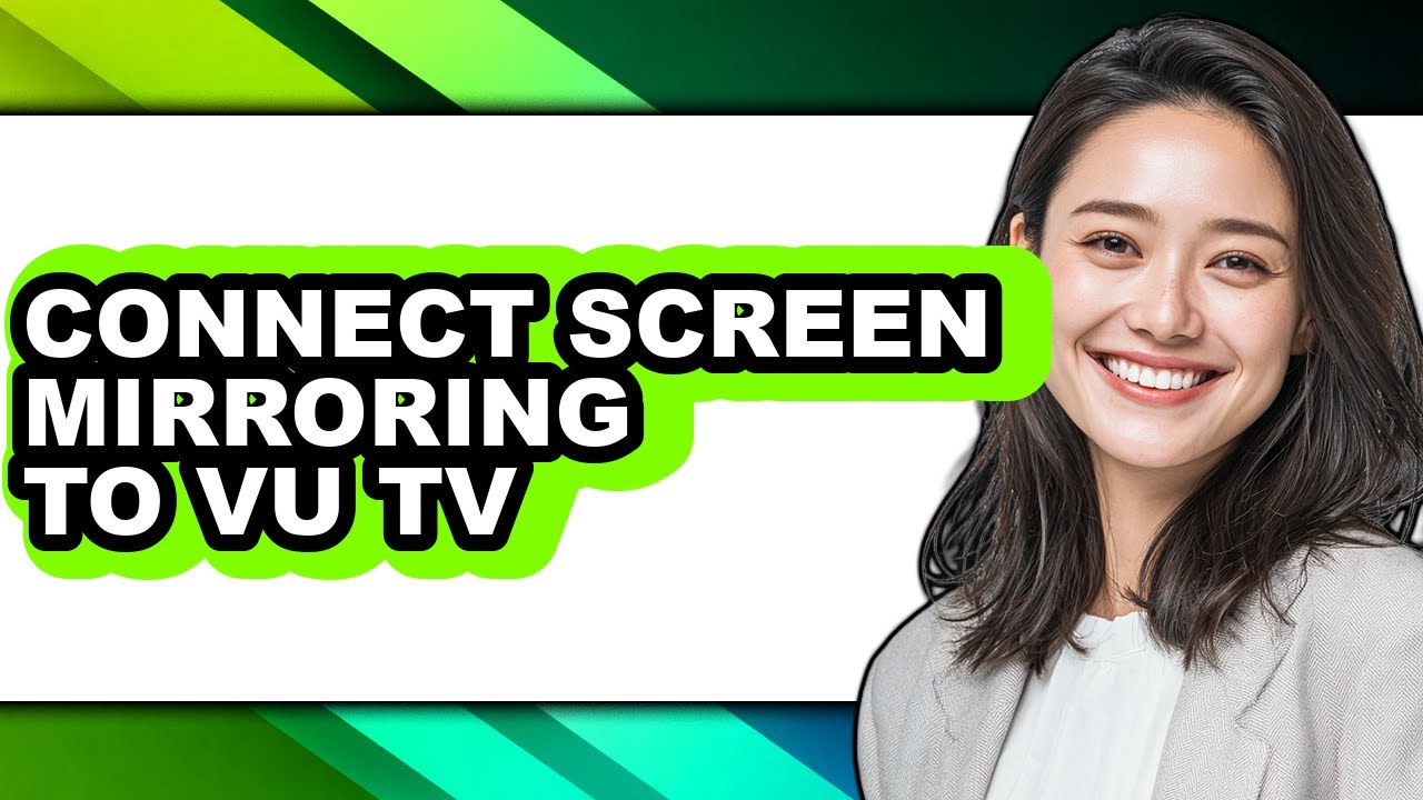 How to Connect Screen Mirroring to Vu Tv (easy Method)