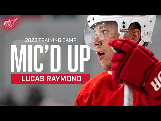 Bulked Up Raymond Flexing At Red Wings Camp