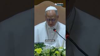 Pope Leo’s first encyclical targets unchecked automation | #shorts #PopeLeo #Vatican #AI