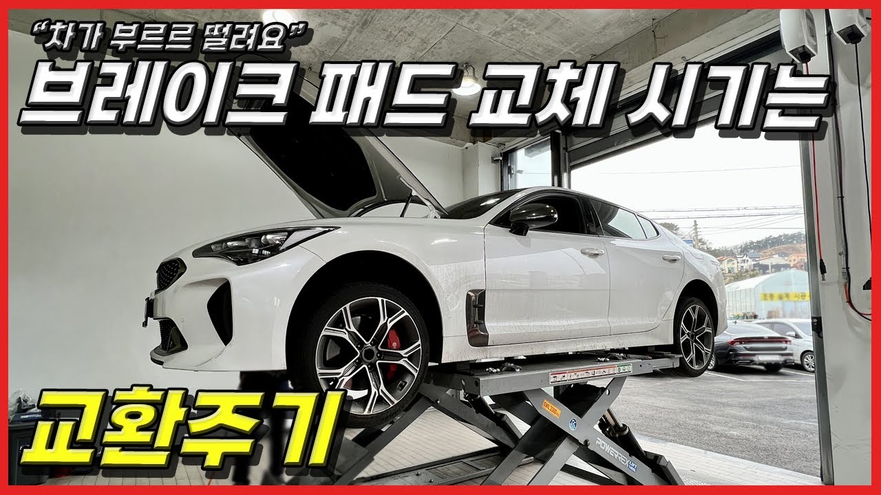 스팅어 브레이크 패드 교체, 상신 브레이크 하드론 패드