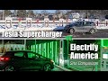 Tesla Supercharger vs. Electrify America Site Comparison in Massachusetts