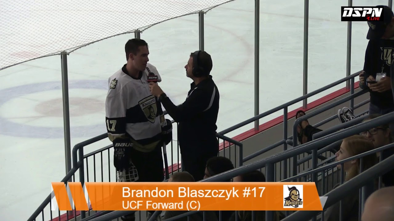 UCF Ice Hockey – Brandon Blaszczyk (9- 21-18)