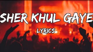 Sher Khul Gaye Lyrics Video { From Fighter } #music #fighter #trending