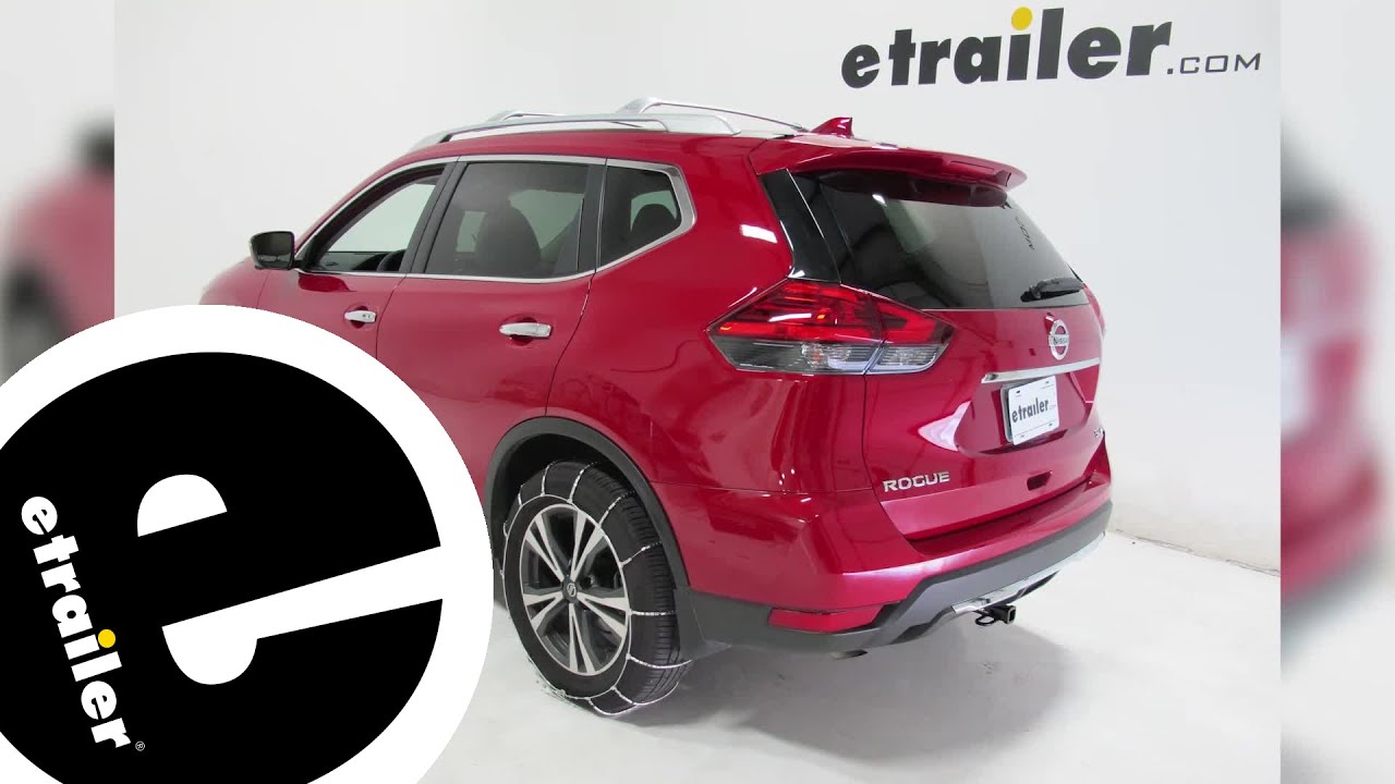 etrailer | Installing the Glacier Cable Tire Chains on your 2017 Nissan Rogue