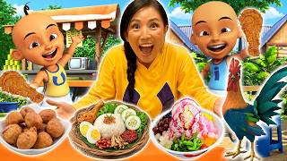 BORONG & MAKAN SERBA UPIN IPIN ! KETEMU AYAM REMBO !